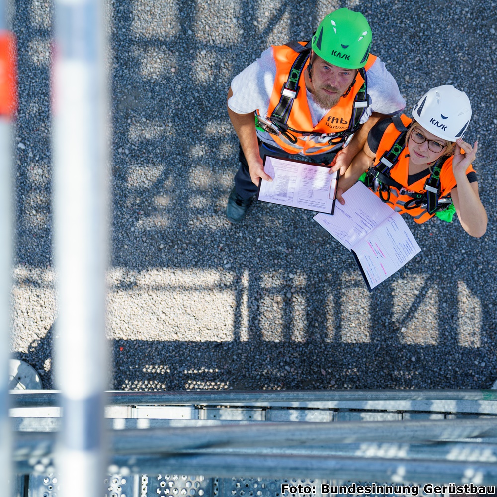 Gerüstbau in der Berufsorientierung