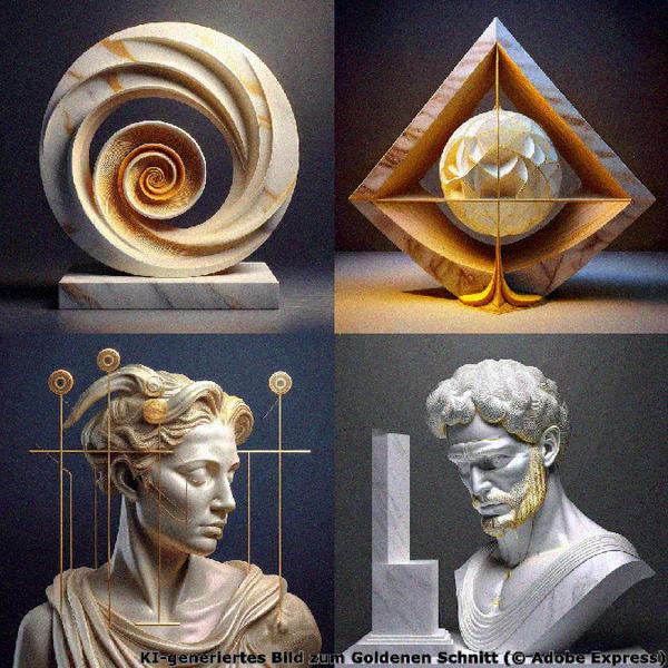 KI-generiertes Bild zum Goldenen Schnitt