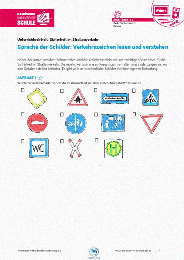 Verkehrsschilder erkennen