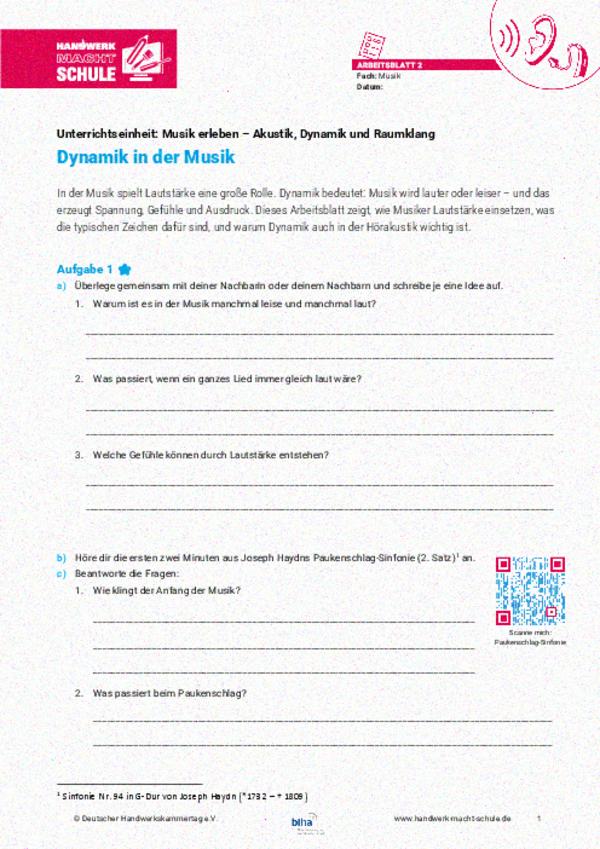 Dynamik in der Musik