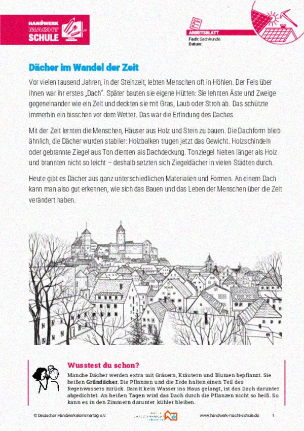 Arbeitsblatt Arbeitsblatt