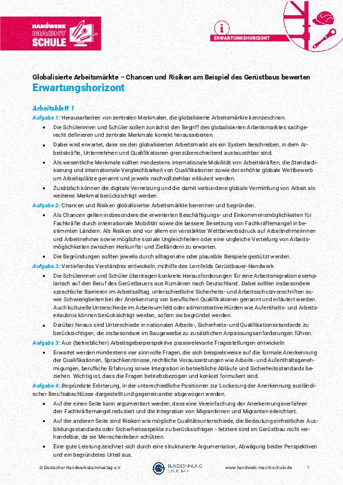 Erwartungshorizont
