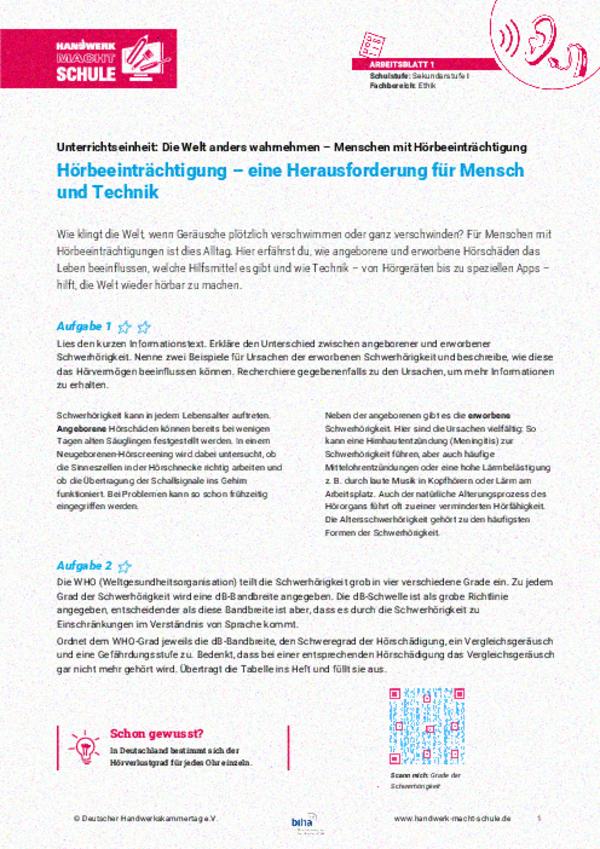 Hörbeinträchtigungen – eine Herausforderung für Mensch und Technik