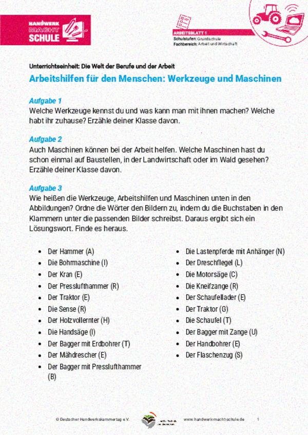 Werkzeuge und Maschinen Werkzeuge und Maschinen