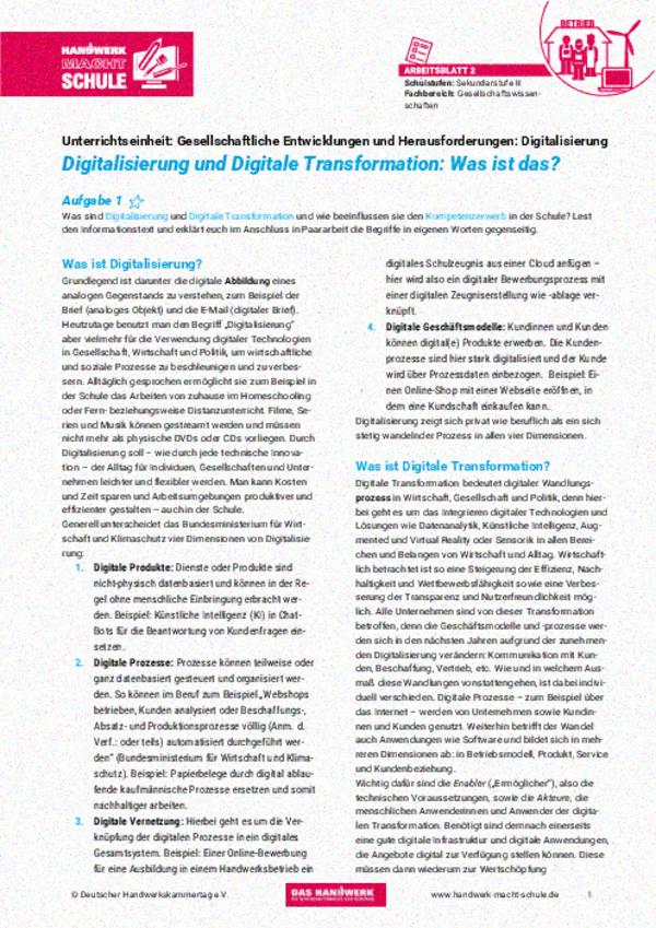 Digitalisierung und Digitale Transformation: Was ist das?