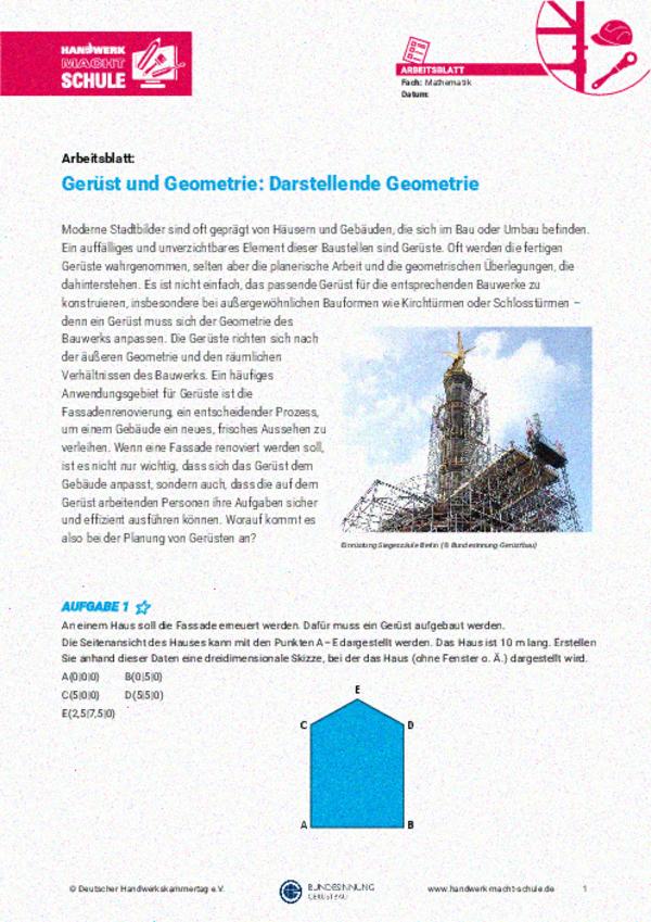 Gerüst und Geometrie