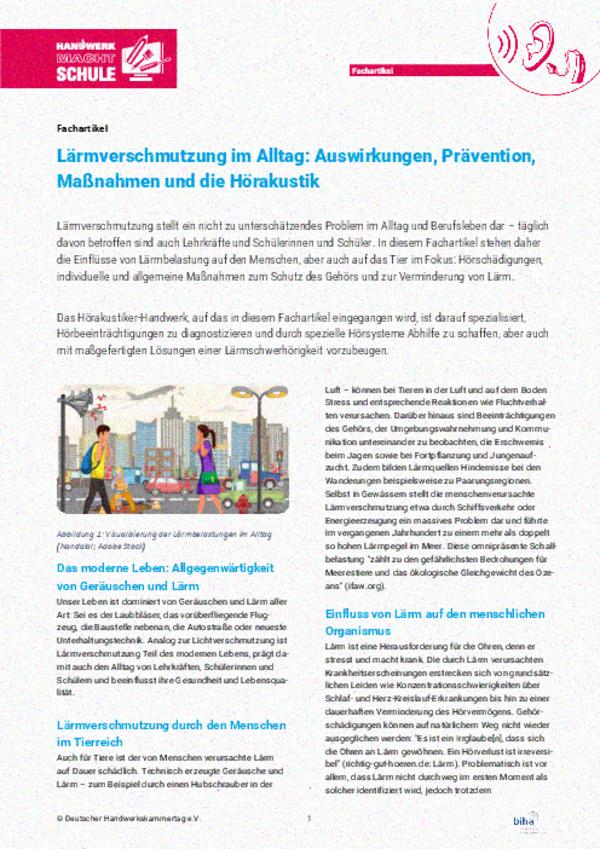 Lärmverschmutzung – Auswirkungen, Prävention und Gegenmaßnahmen