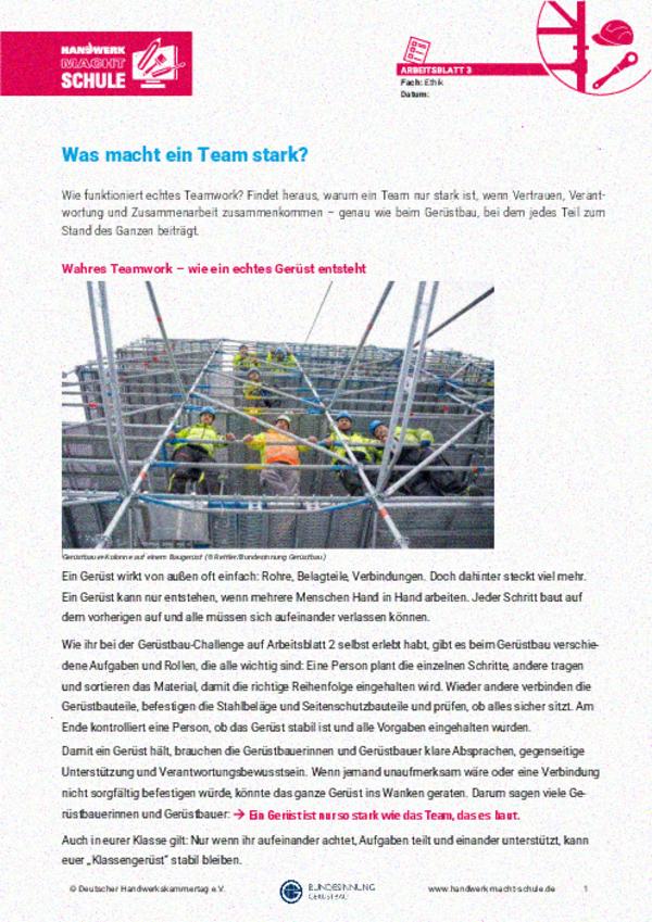 Was macht ein Team stark?