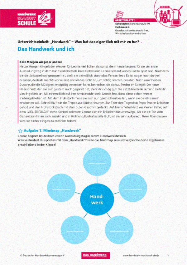 Das Handwerk und ich Das Handwerk und ich