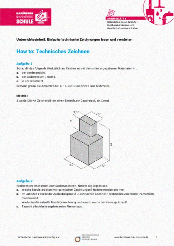 How to: Technisches Zeichnen