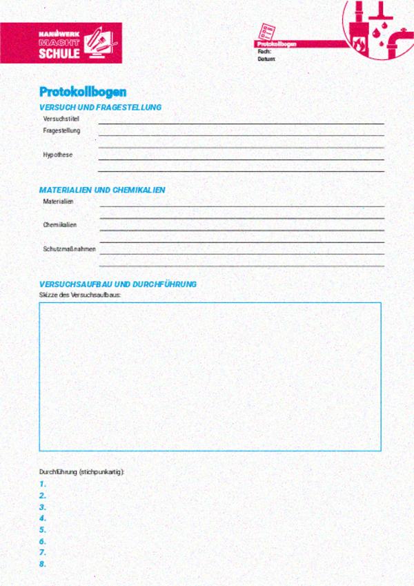 Protokollbogen
