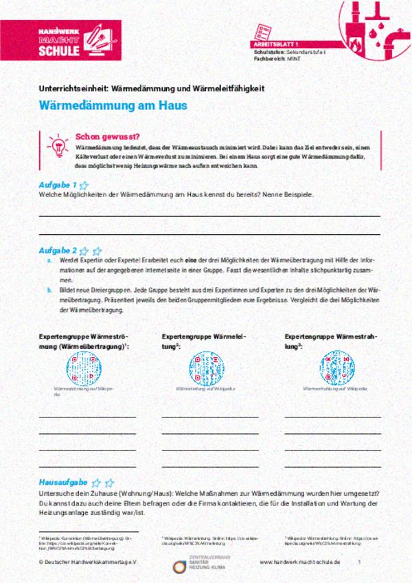 Wärmedämmung am Haus