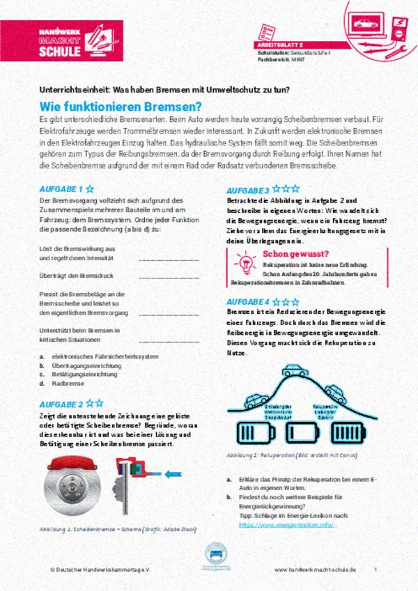 Wie funktionieren Bremsen? Wie funktionieren Bremsen?