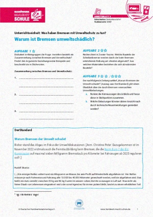 Warum ist Bremsen umweltschädlich? Warum ist Bremsen umweltschädlich?