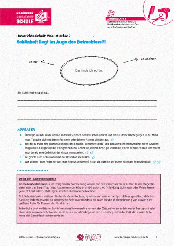 Schönheit liegt im Auge des Betrachters!?